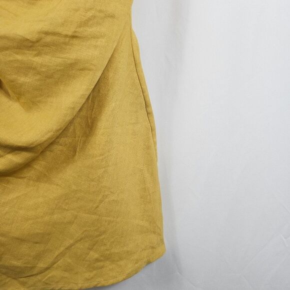 NWOT Reformation Kerrigan Linen Dress in Tuscan Sun - Size 8 - Picture 6 of 11